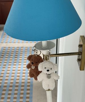 가죽끈 목걸이 순둥말랑이 키링