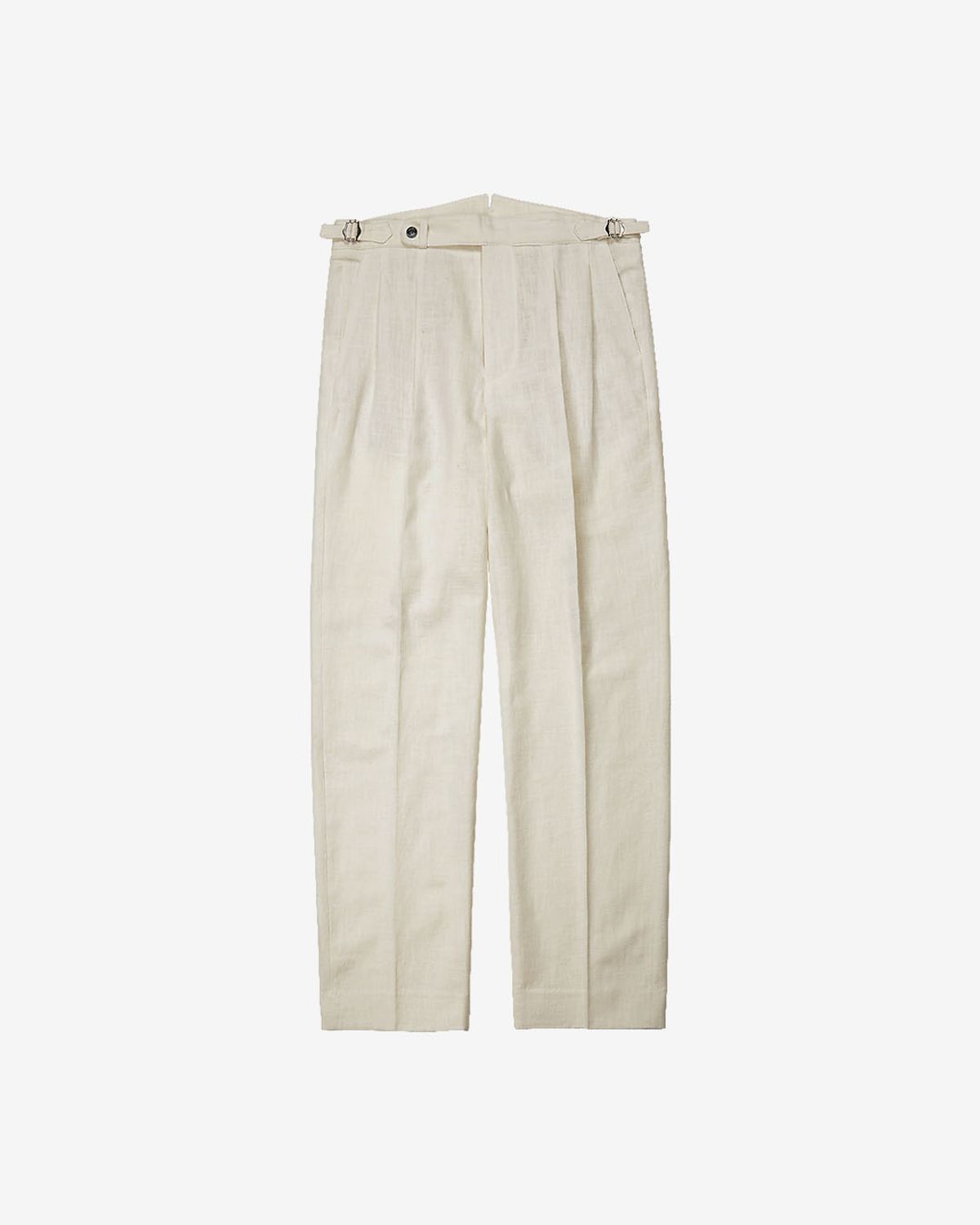 솔티(SORTIE) 8s Linen Side-adjust Trousers (Oatmeal)