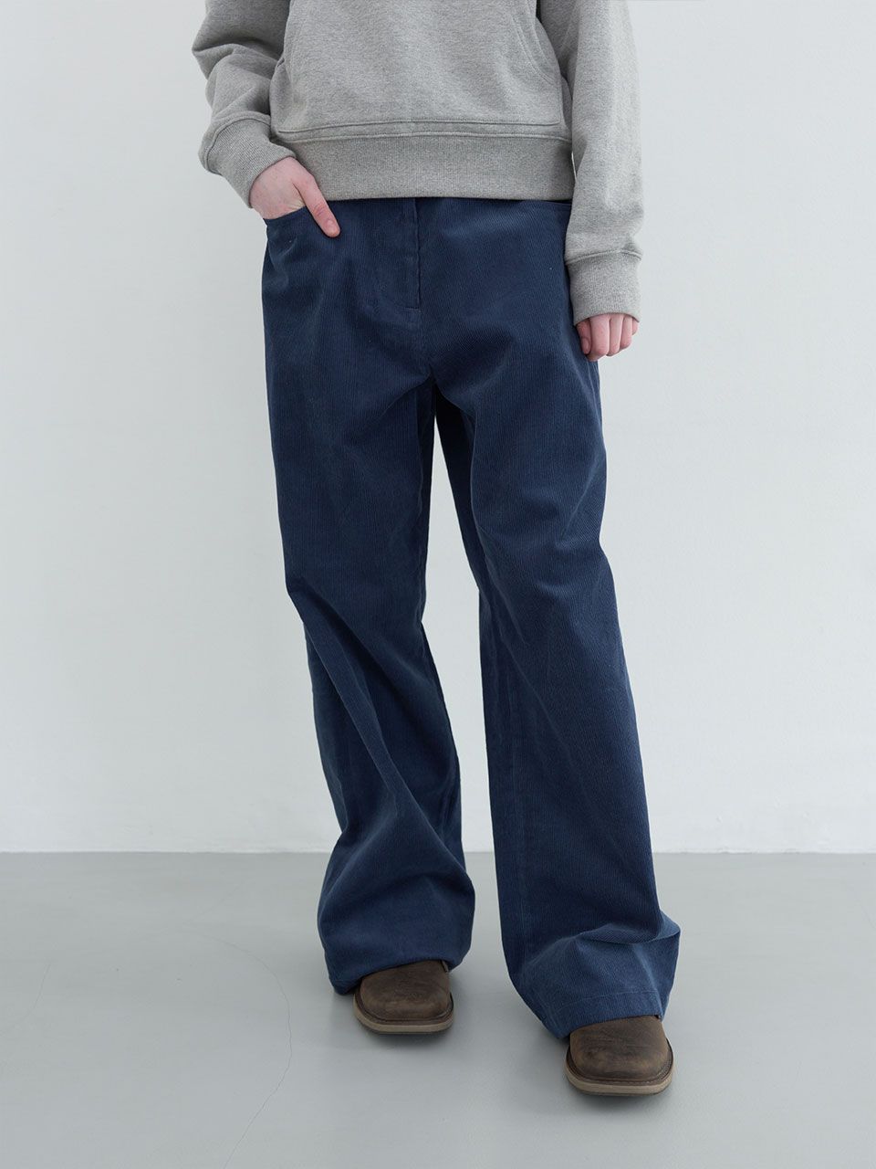 ◇ENZO BLUES◇ Corduroy Wide Pants Deep Blue MUSINSA | ENZO BLUES Corduroy Wide Pants (Deep Blue)