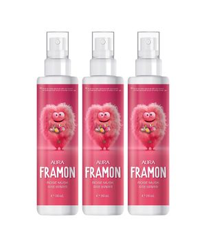 프라몬 섬유탈취제 로즈머스크 140ml x 3개