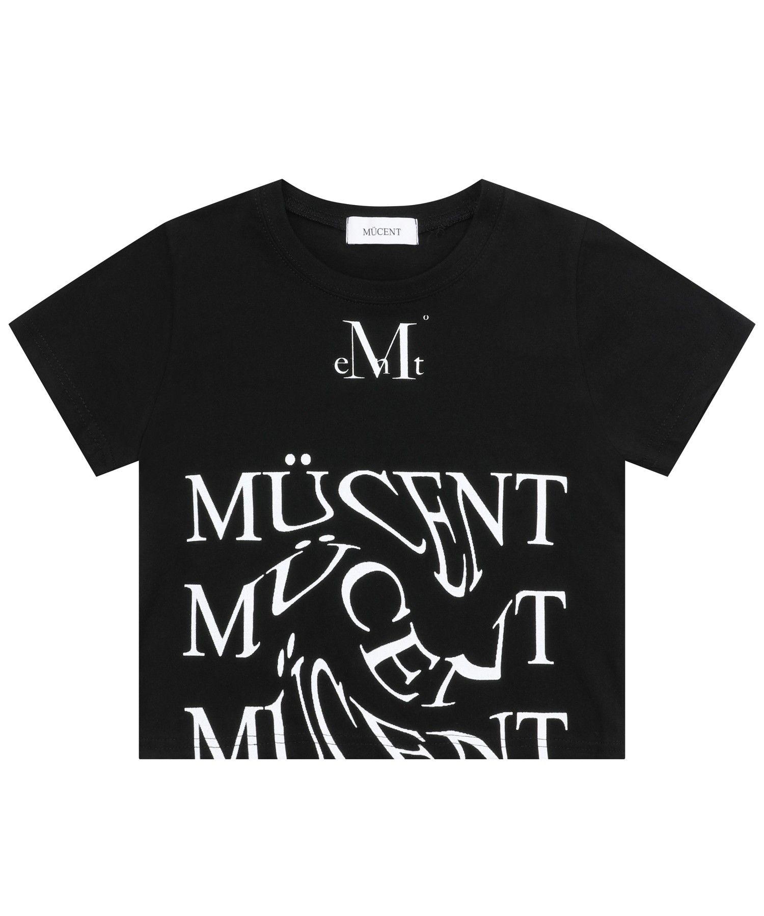 ★MUCENT★ Wave Lettering Short Sleeve Tee P00000MD MUSINSA | MUCENT wave lettering short sleeve tee