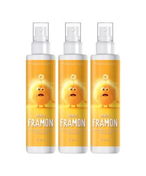 프라몬 섬유탈취제 탠저린샤워 140ml x 3개