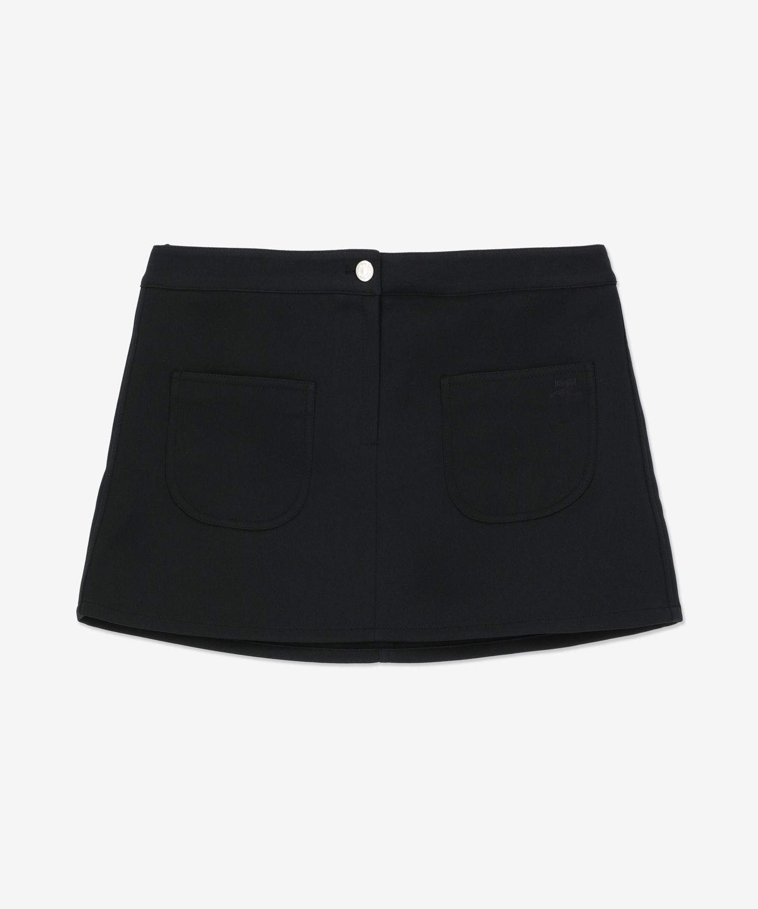 【送料&関税込】CourrA¨ges Mini-skirt 2-pockets Twill MUSINSA | COURREGES Two Pocket Twill Mini Skirt - Black