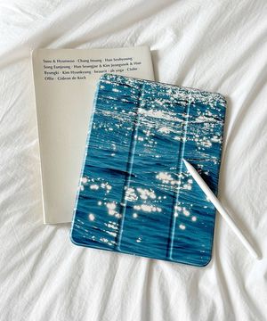 윤슬 바다 아이패드 세로거치 케이스