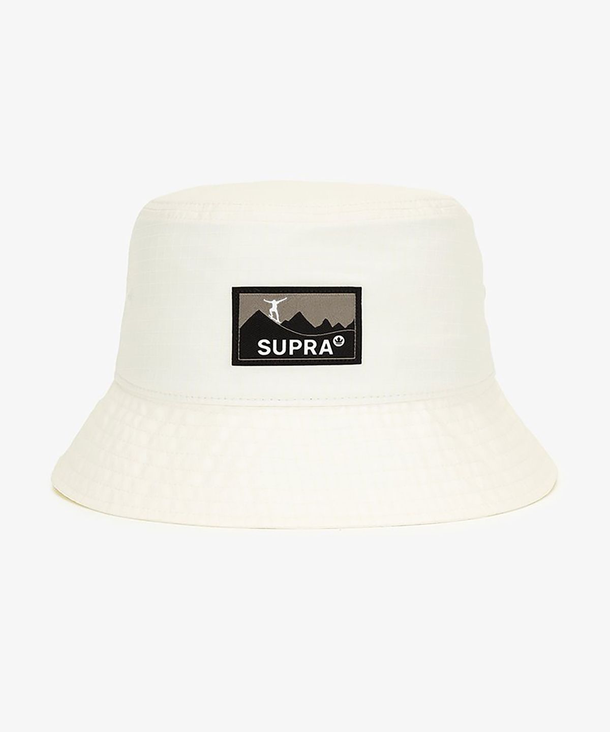 수프라(SUPRA) 마운틴 SB 그래픽 라벨 포인트 버킷햇(WHITE)