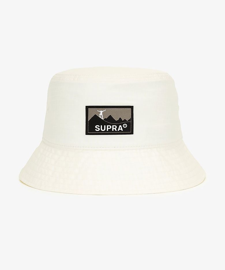 마운틴 SB 그래픽 라벨 포인트 버킷햇(WHITE)