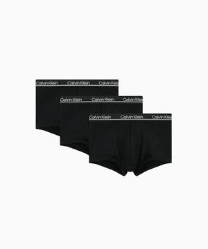 남성 CK 마이크로 플러스 로우 라이즈 트렁크 3PK_NP2752O001