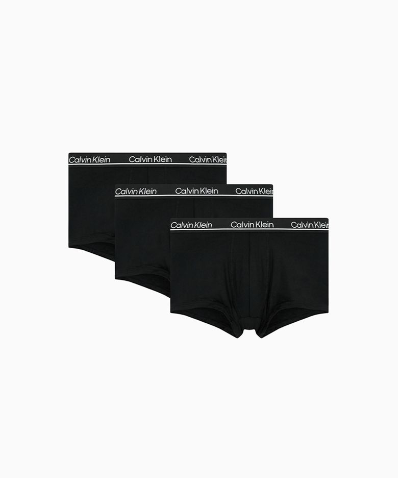 남성 CK 마이크로 플러스 로우 라이즈 트렁크 3PK_NP2752O001