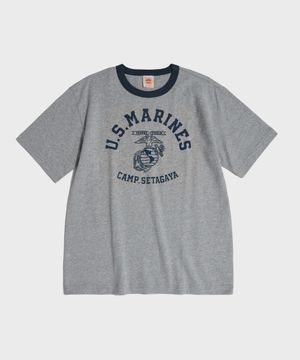 1970s US Marine Tee Grey