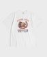 Retro Horseshoe Graphic Tee White