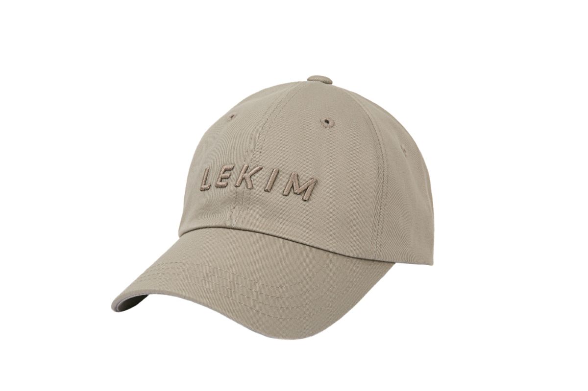 레킴(LEKIM) 레킴 자수 베이지 캡