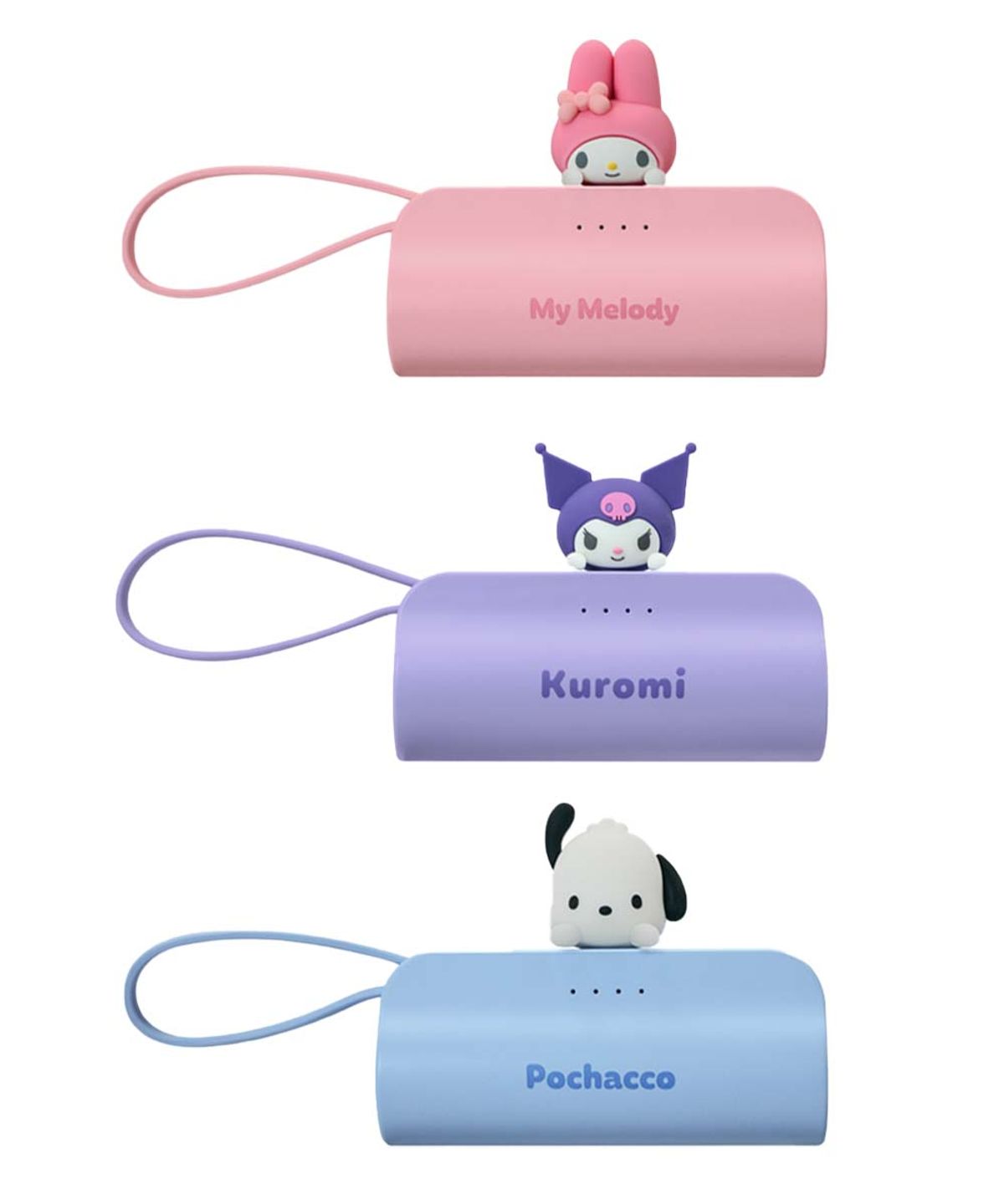 팬지(PANSY) 산리오 캐릭터 도킹보조배터리 5000mAh 미니 귀여운 일체형 무선