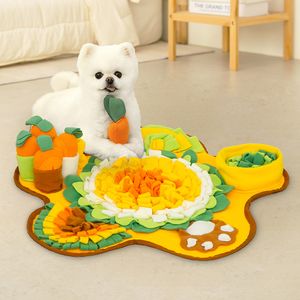 강아지 노즈워크 장난감 플라워 당근밭