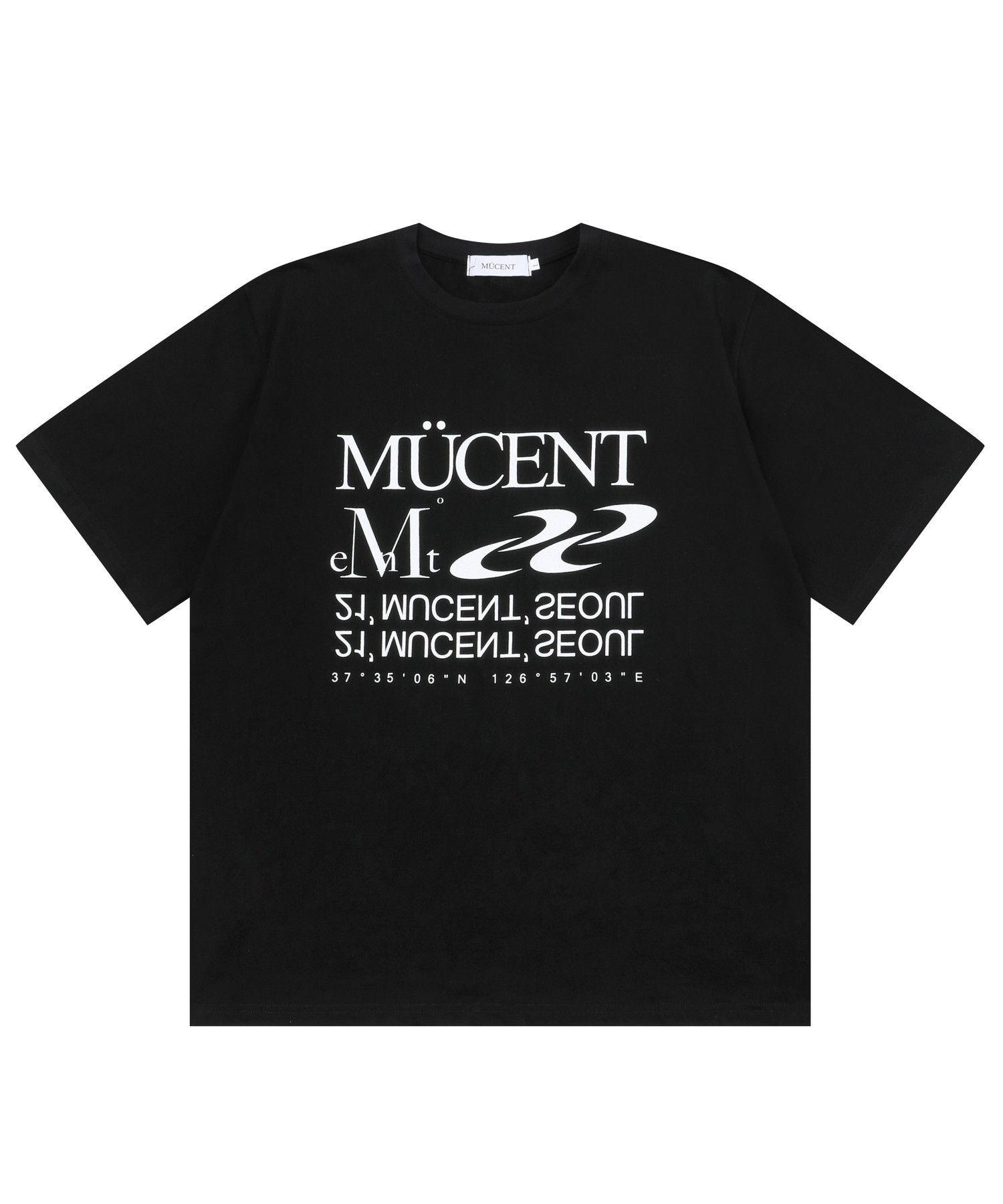 ★MUCENT★ Essential Lettering Short Sleeve T-Shirt 3 Colors MUSINSA | MUCENT Essential lettering short sleeve tee (3 colors)