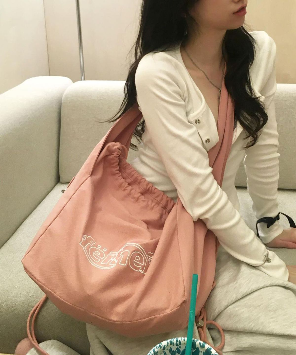 페이헤이(FEIHEI) CHESTNUT MULTI BAG PINK