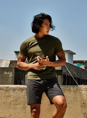 [3PACK] 시그니처 무지 머슬핏 반팔 티셔츠