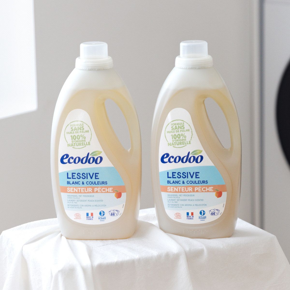에코두(ECODOO) 대용량 고농축 세탁세제 피치향 2L x2개