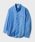 포켓 버튼 페이퍼 셔츠 BK8921_블루