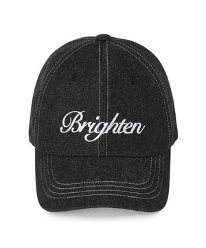 데님 볼캡 / 문리스 블랙