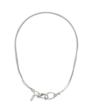 [1024] 더블 스네이크 체인 버클 목걸이