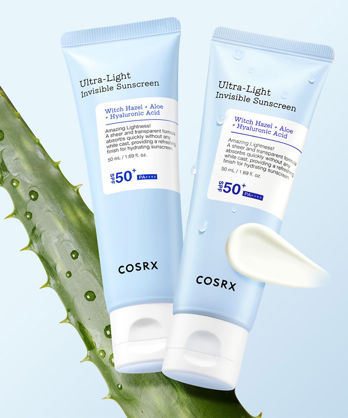 코스알엑스(COSRX) 울트라 라이트 인비저블 선세럼 50ml x 2개