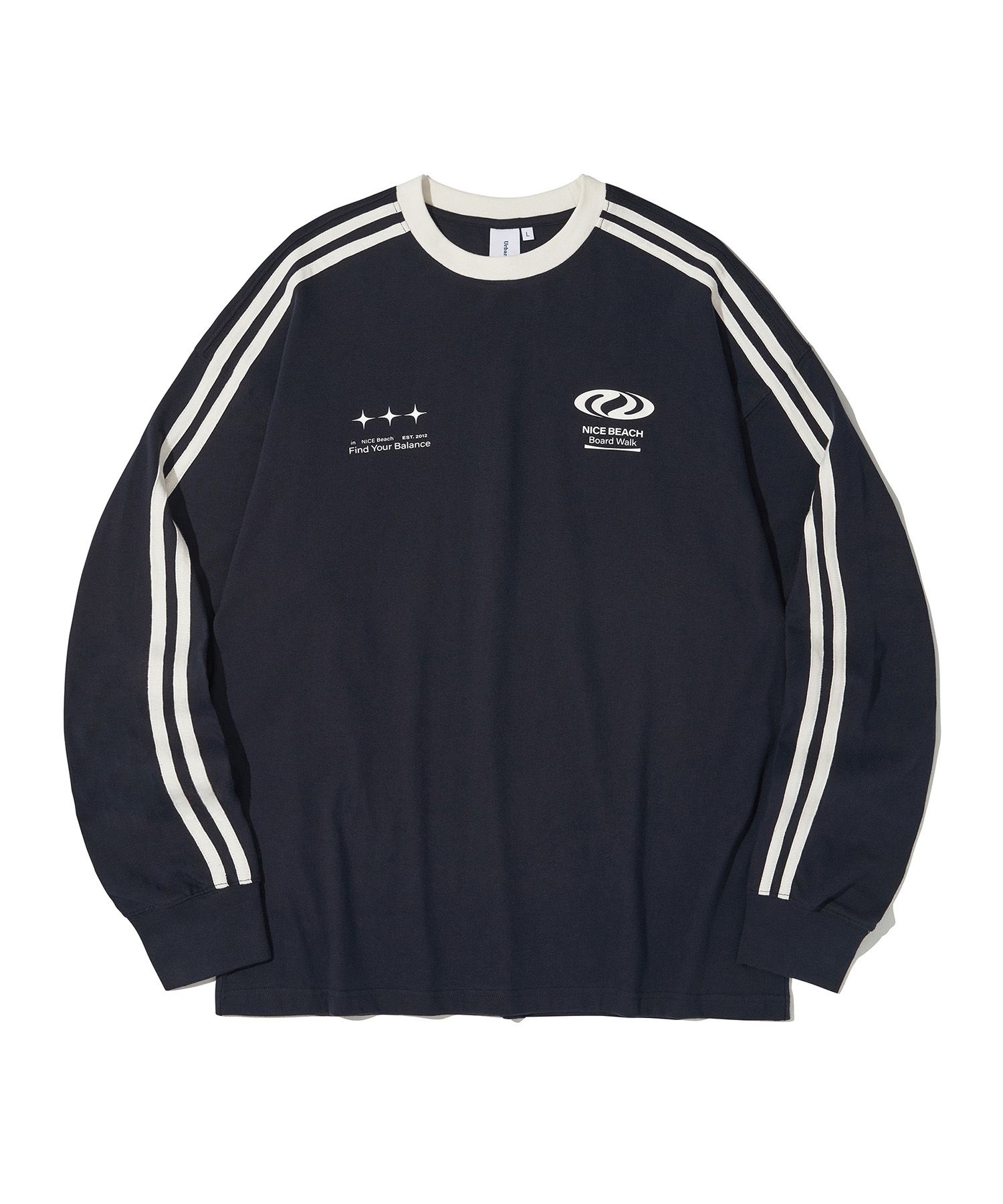 MUSINSA公式 | URBANDTYPE Football Jersey Long Sleeve_Navy