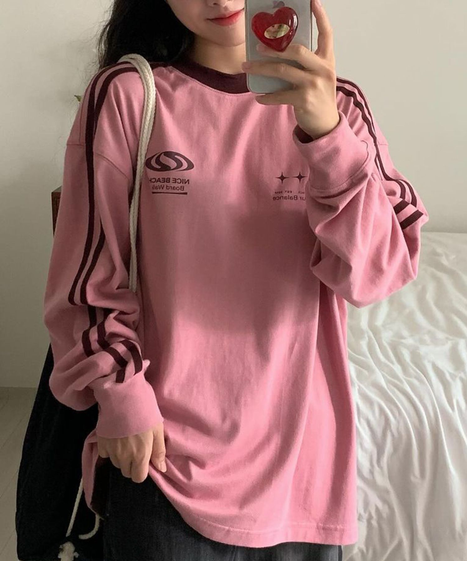 ◆24AW URBANDTYPE Football Jersey Long Sleeve/5色◆ MUSINSA | URBANDTYPE Football Jersey Long Sleeve_Pink