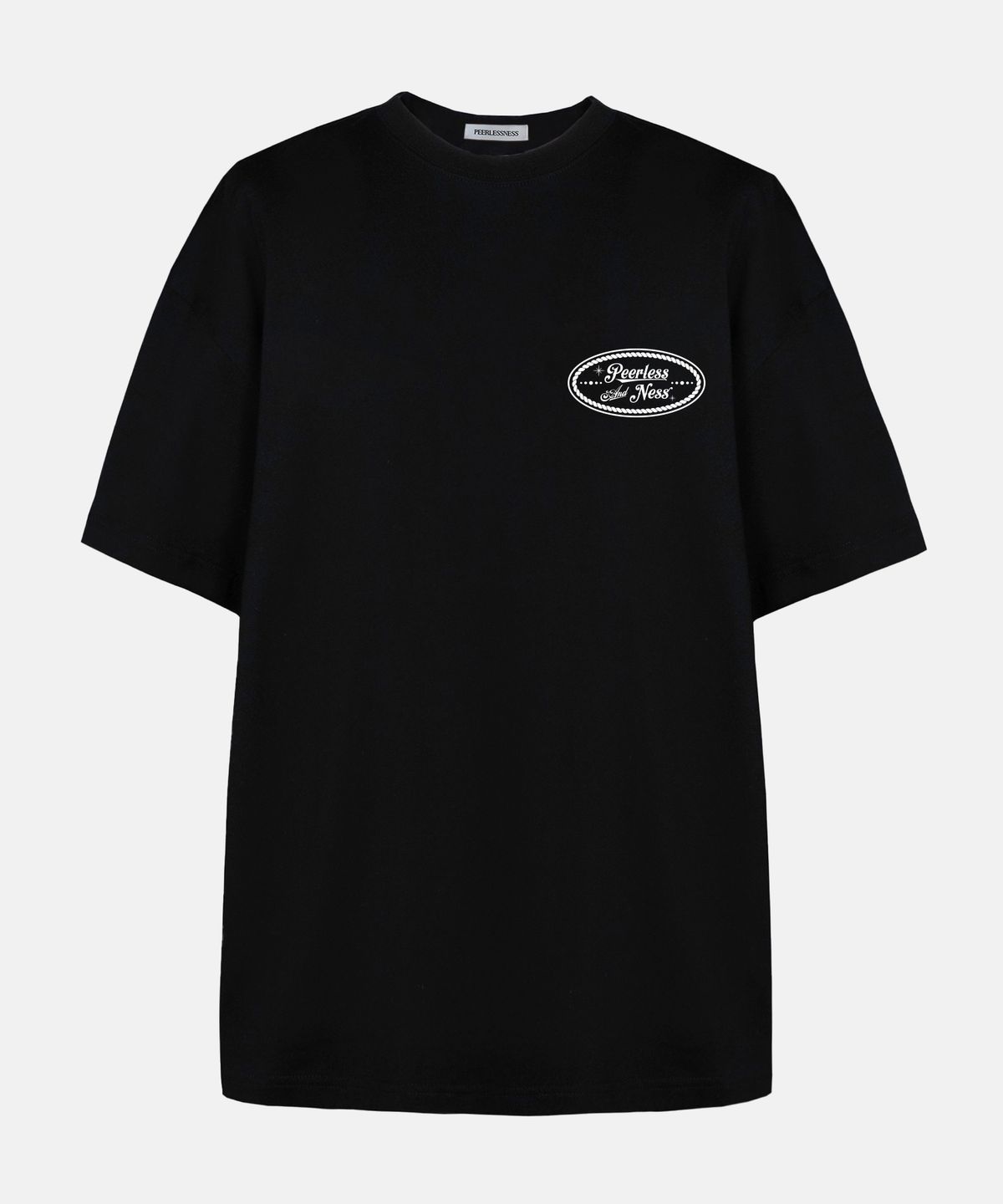 피어리스니스(PEERLESSNESS) Grapnel Black Half Tee