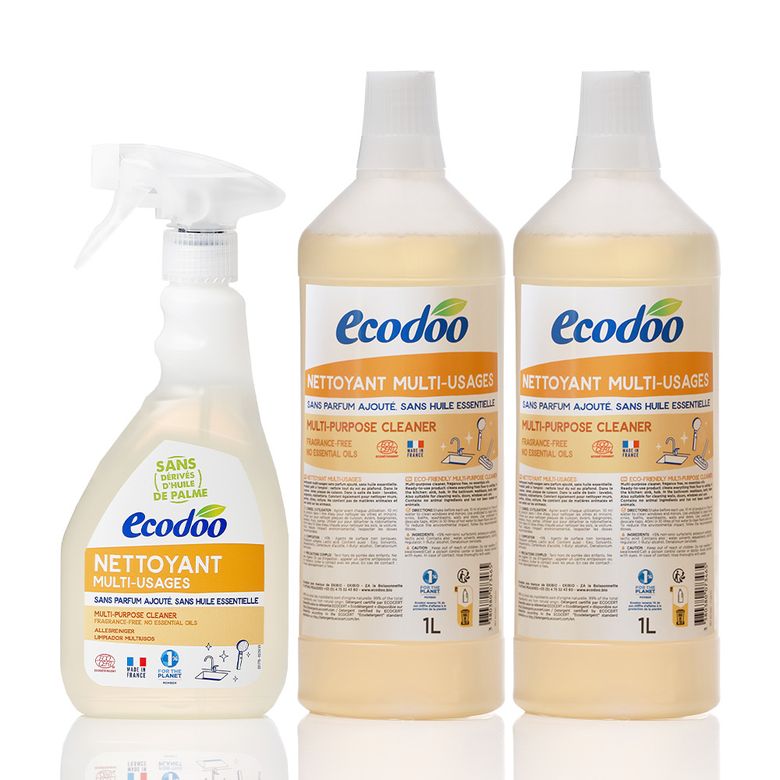 욕실세정제 무향 500ml 1개 + 리필 1L 2개