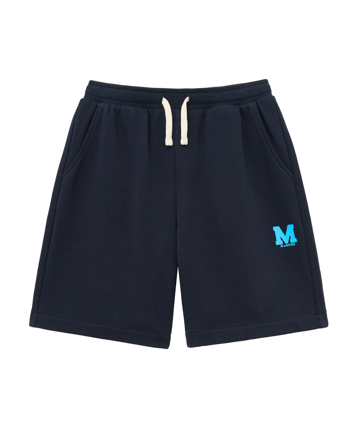 마리떼 키즈(MARITHÉ KIDS) ENFANT M LOGO SWEAT SHORTS navy