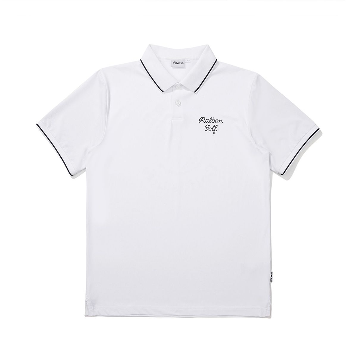 말본 골프(MALBON GOLF) 버킷 메쉬 믹스 폴로 티셔츠 WHITE (MAN)