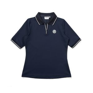 립 조직 M로고 카라 티셔츠 NAVY (WOMAN)