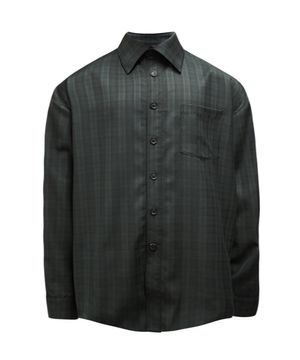 FORCE GREEN CHECK SHIRT JACKET