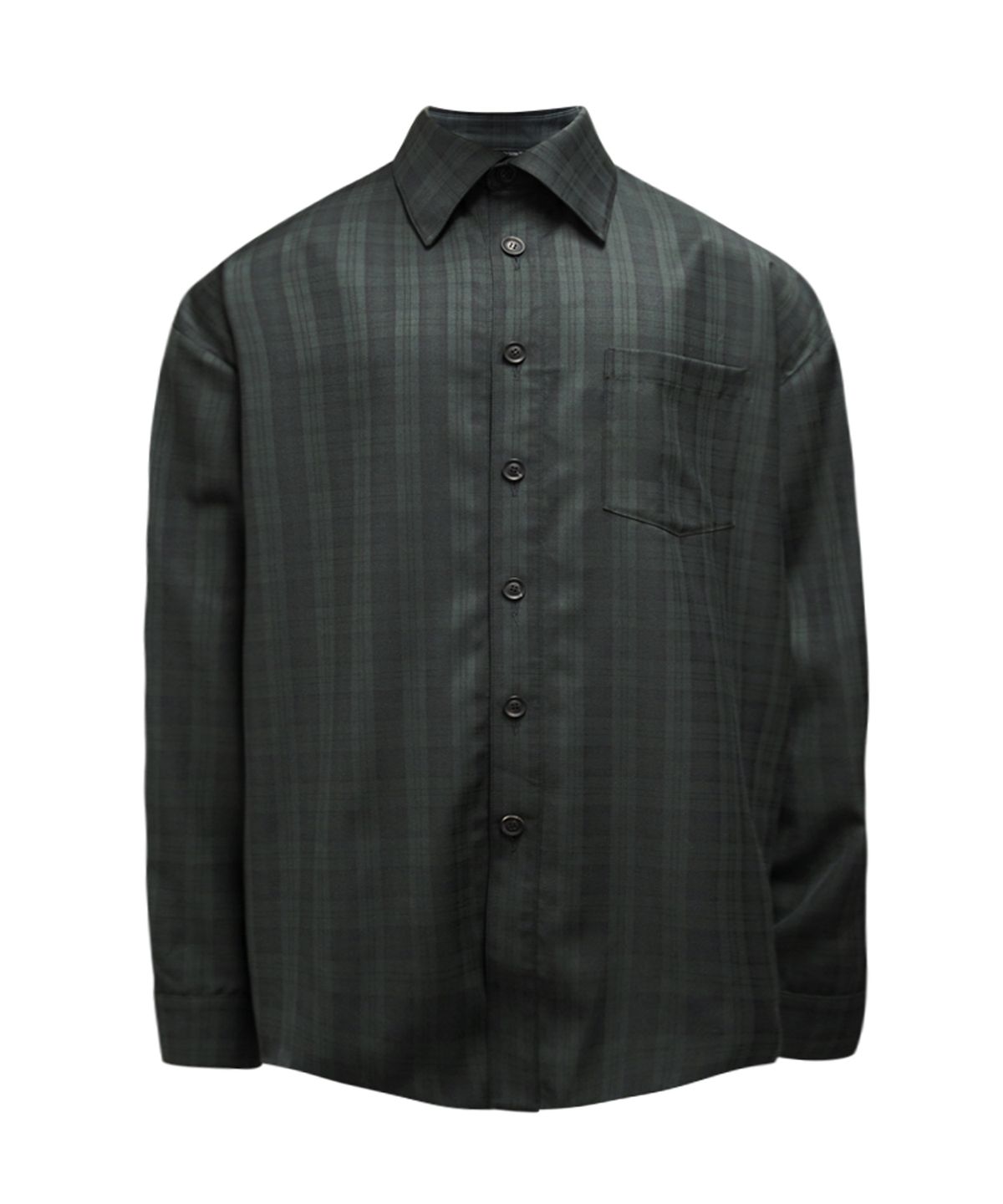 포스센스티브(FORCESENSITIVE) FORCE GREEN CHECK SHIRT JACKET