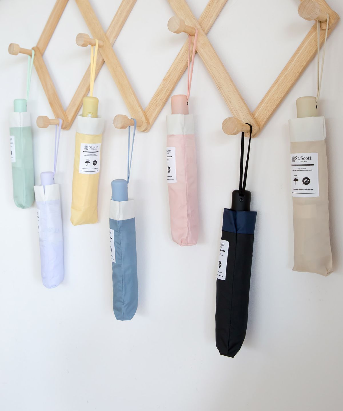 세인트스코트 우산(SAINT SCOTT UMBRELLA) 3단 레이어 전자동 투톤 우산  - 7COLOR