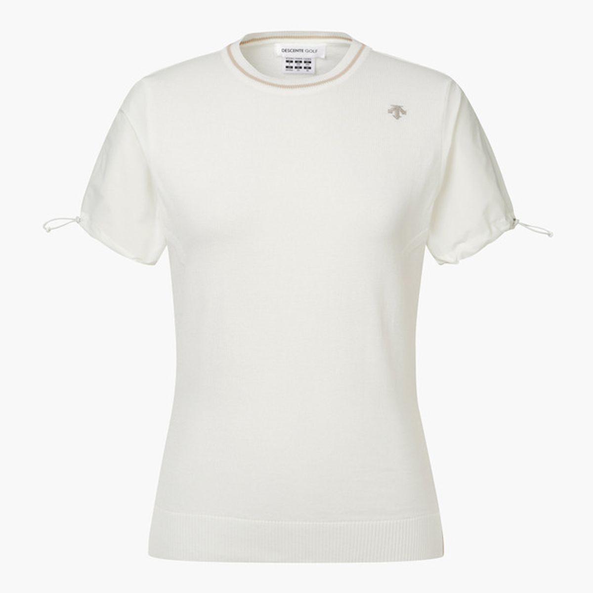 데상트 골프(DESCENTE GOLF) 여성 하이브리드 반팔 니트 (DP32WFKP71)