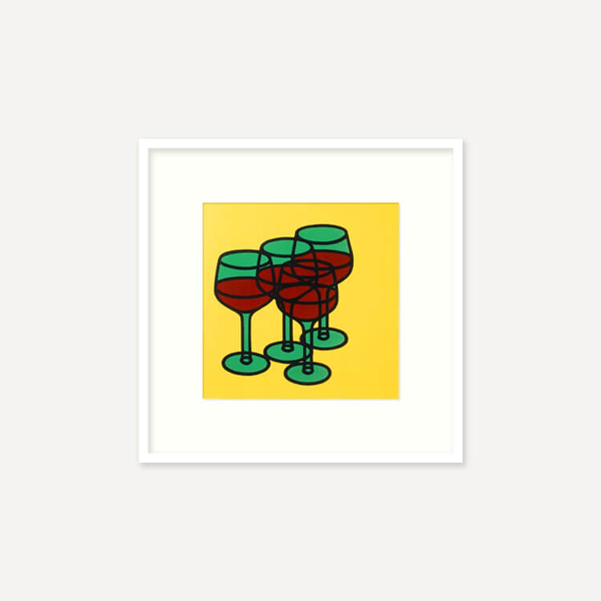 그릿시즌(GREET SEASON) 패트릭 콜필드 Wine Glasses, 1969 (액자 포함)