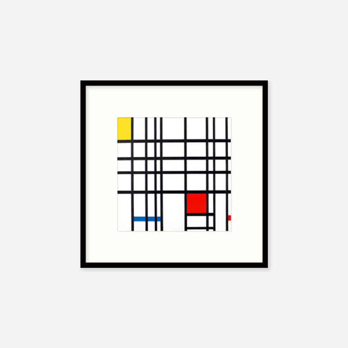 그릿시즌(GREET SEASON) 피에트 몬드리안 Composition with Yellow, Blue and Red, 1942 (액자 포함)