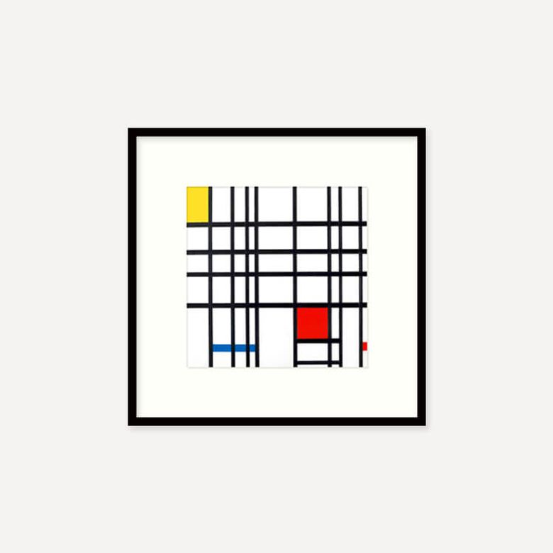 피에트 몬드리안 Composition with Yellow, Blue and Red, 1942 (액자 포함)