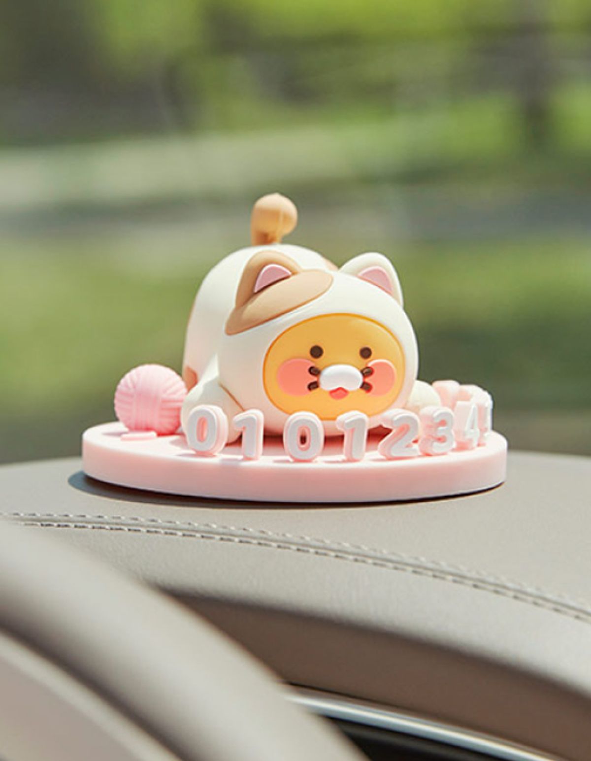 카카오프렌즈(KAKAO FRIENDS) 냥냥고양이 피규어주차번호판_춘식이
