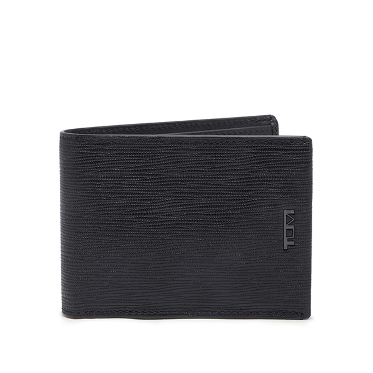 투미(TUMI) 나소 SLG 더블 빌폴드 반지갑 블랙 엠보_152358T527