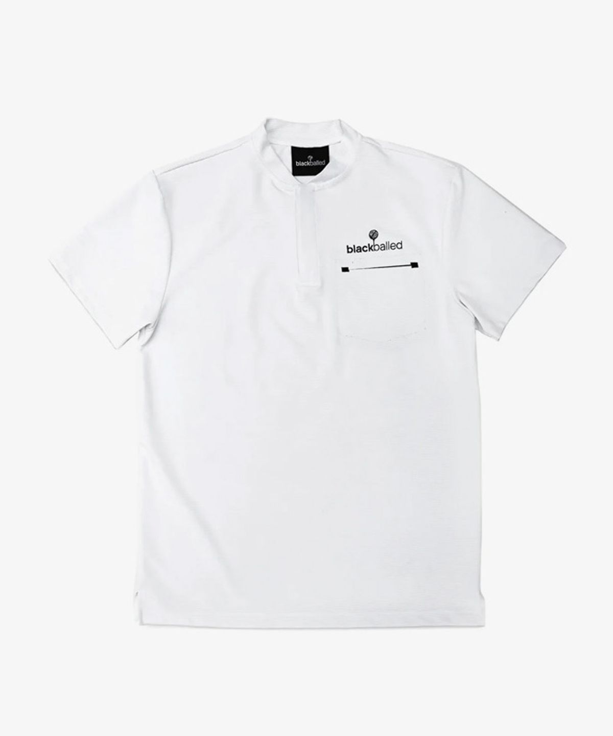 블랙볼드(BLACKBALLED) bbg 블레이드 폴로 티셔츠 WHITE