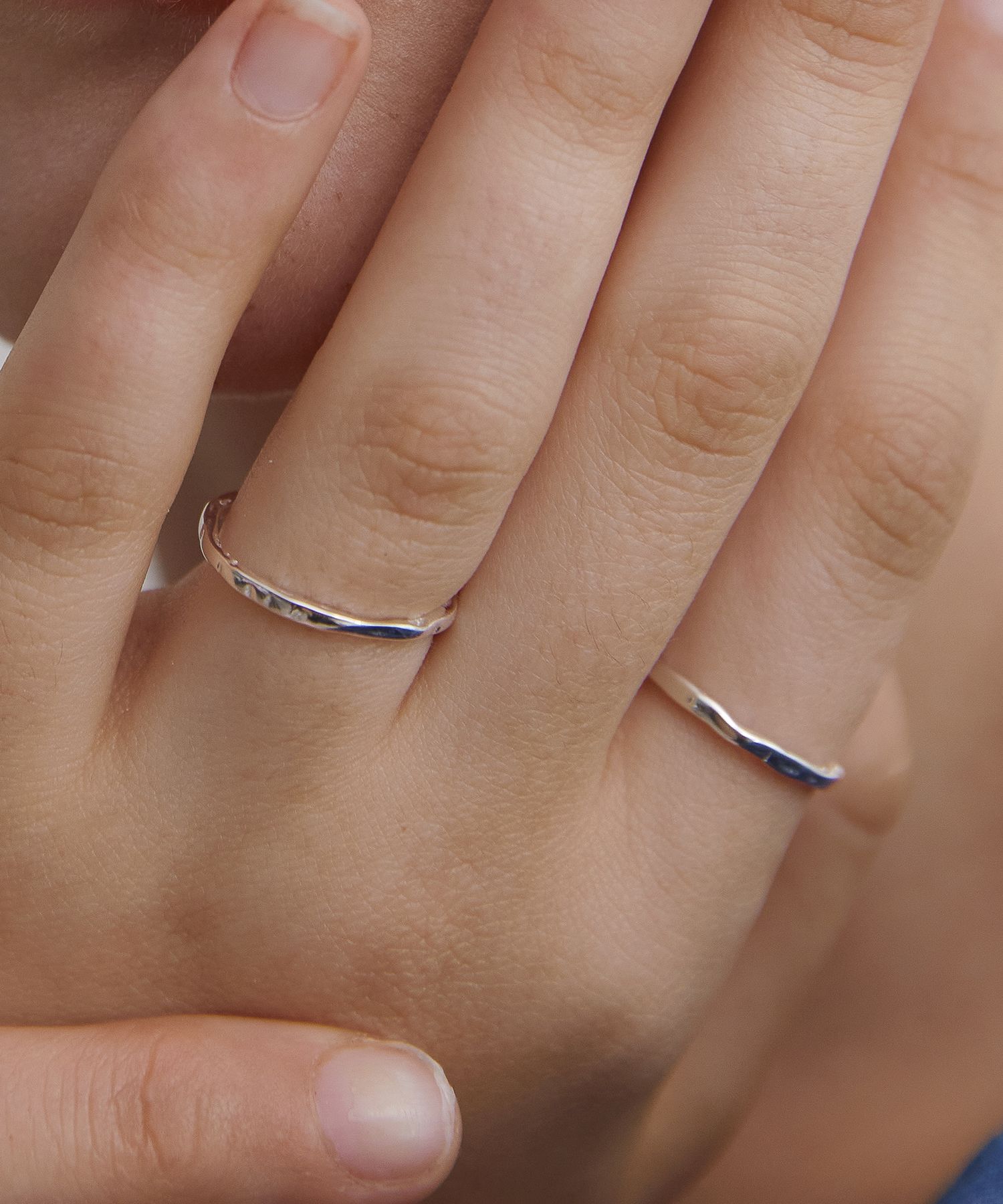 ☆TATIANA☆ Silver 925 Rumply Slim Ring CR1845 MUSINSA | TATIANA (Silver 925) Rumply Slim Ring CR1845