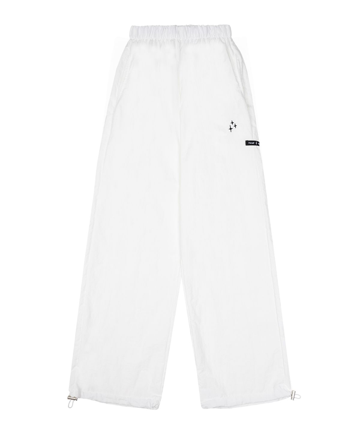 누프에블루(NEUFETBLEU) NEB nylon string pants (white)