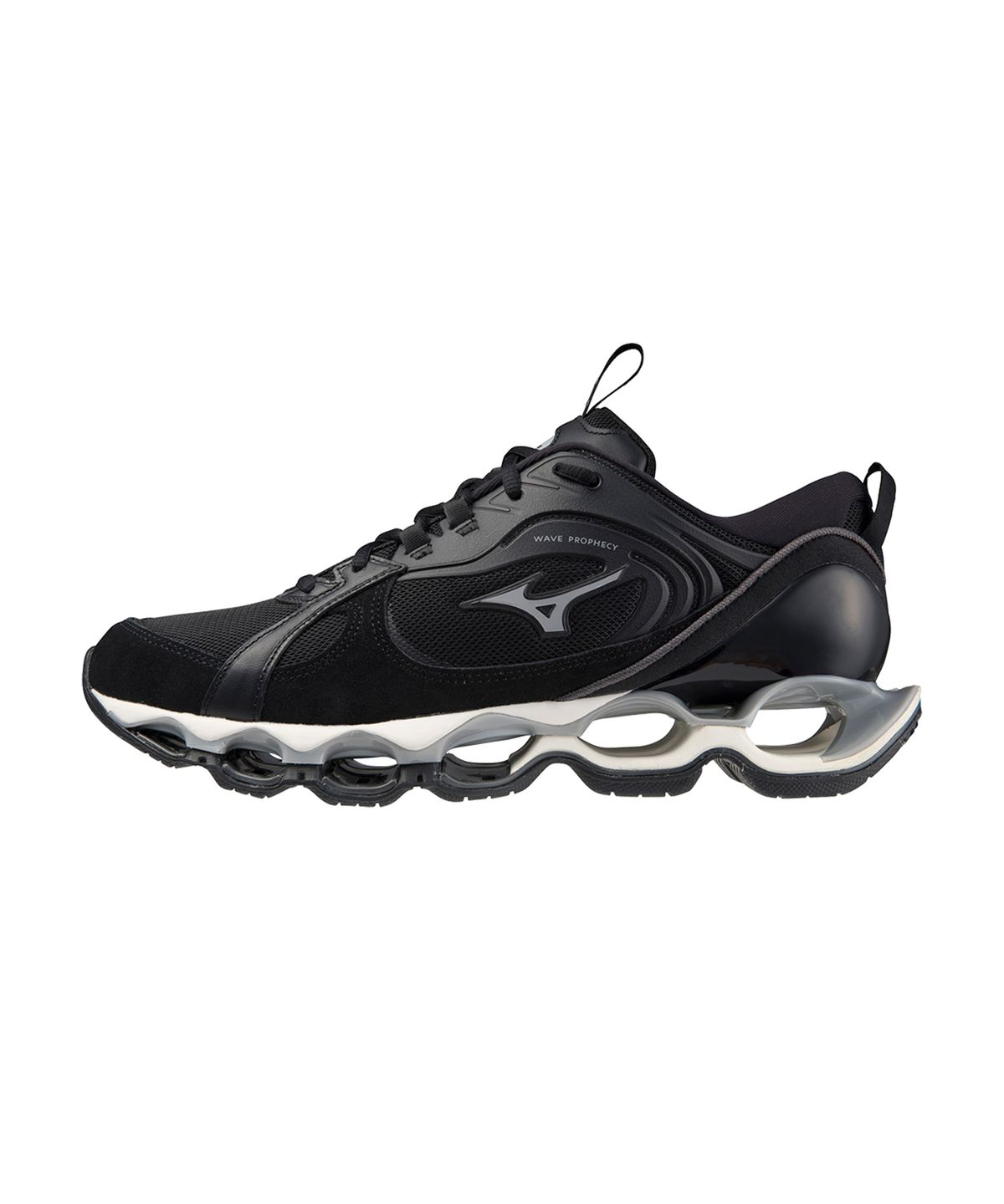 미즈노(MIZUNO) (남성) 웨이브 프로페시 베타 2 - 블랙:하버 미스트:스노우 화이트 / D1GA235004