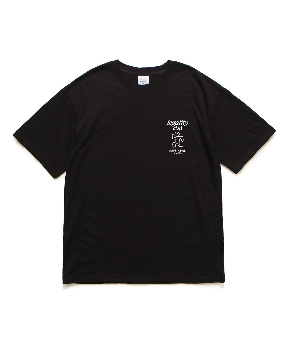 앱놀머씽(ABNORMALTHING) LEGALITY 티셔츠 블랙 (LAGALITY T-SHIRT BLACK)