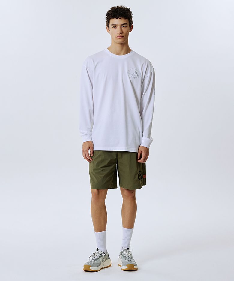로키 우븐 숏츠 SPJFCNTR301MOLV