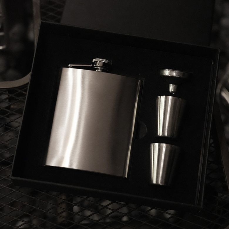 젠틀샷 힙플라스크 휴대용 술병 위스키 보틀 소주잔 술잔세트 7oz