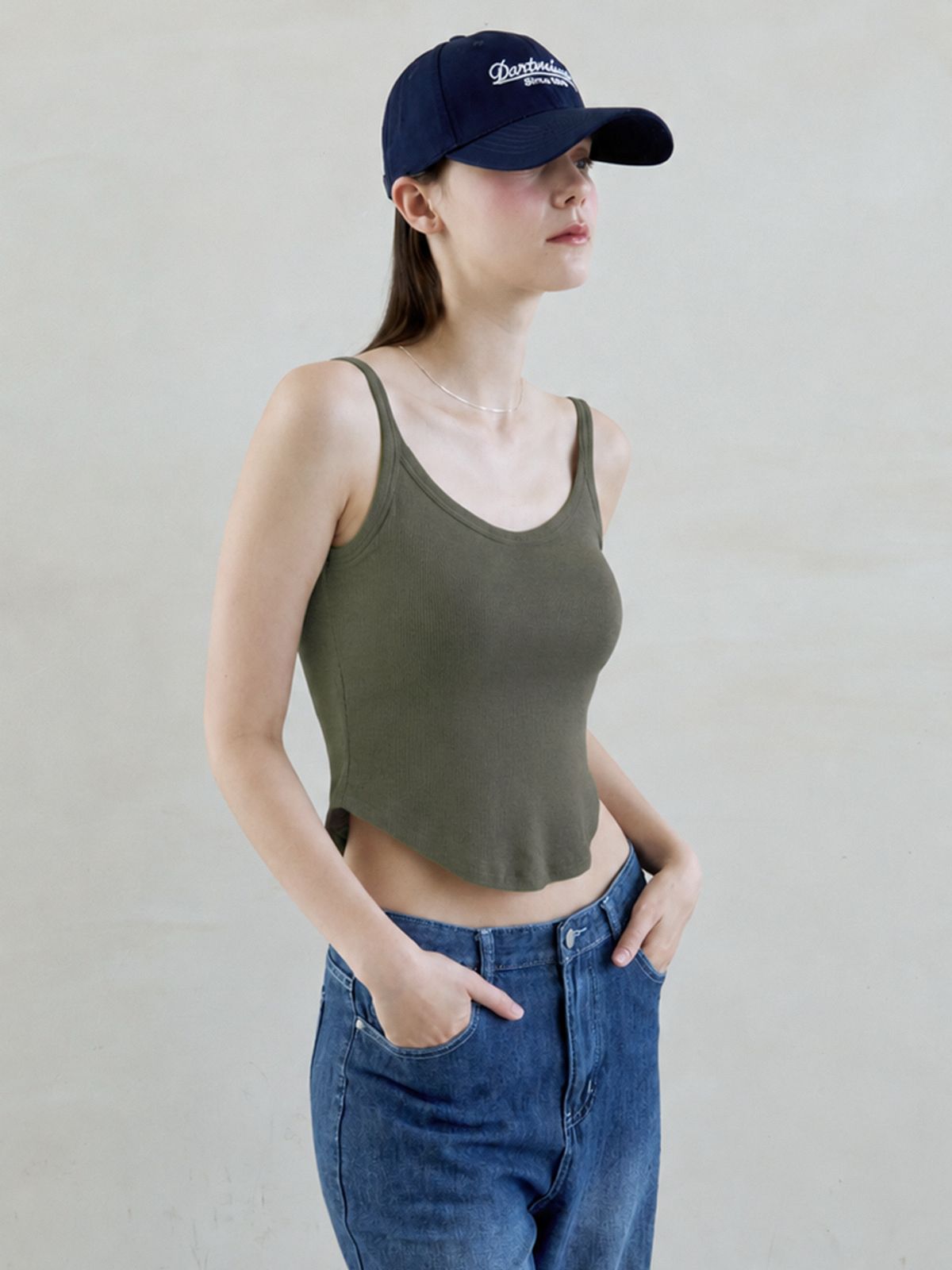 티에스에이치(TSH) 웨이브 크롭 브라탑 티셔츠 4colors
