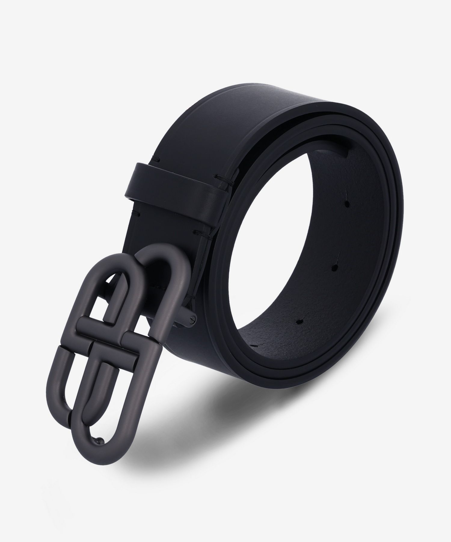 MUSINSA | BALENCIAGA BB Large Belt - Black / 5703701CH551000